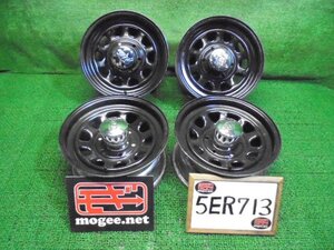 5ER713BB1) 送料無料 AWC製 デイトナ 15インチスチールホイール4本セット 15×7J 139.7×6H ET約+24