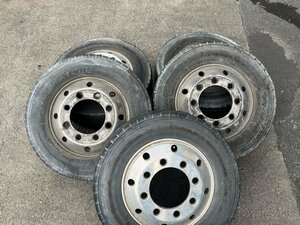 ALCOA アルコア 19.5x6.75 DC-147 8H 8穴 JIS方式 245/70R19.5 136 134J 10本　※ 要タイヤ交換 個人宅配送不可　　24.9.9.I.6-倉庫