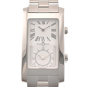 ボーム＆メルシェ Baume & Mercier MV045121 ハンプトン デュアルタイム クォーツ メンズ 美品 M#134179