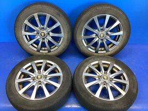 【社外品】　マナレイ　スポーツ　タイヤホイール　14ｘ4.5J　14インチ　タイヤサイズ：155/65R14　※タイヤひび割れあり　個人宅配送不可