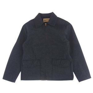 ザグルービンハイ The GROOVIN HIGH 529 1940 Chambray Jacket シャンブレー ジップアップ デニム ブルゾン ジャケット S【中古】