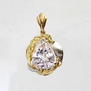 ◎中古美品◎１８金，プラチナ　クンツァイト　16.54ｃｔ　ペンダント