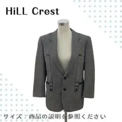 【 HiLL Crest 】テーラードジャケット グレー デザイン抜群