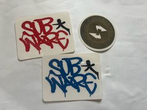 SUBWARE/ザブウェア　ステッカーセット　② #STASH