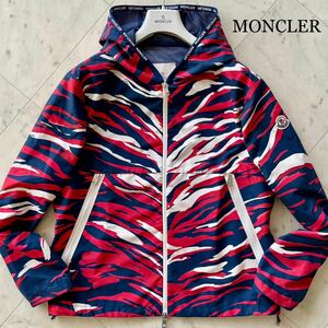 未使用級/Lサイズ☆ MONCLER モンクレール CHARDON マウンテンパーカー ナイロンジャケット トリコロール 迷彩 カモフラ 近年モデル メンズ