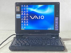 超小型ノート SONY VAIO PCG-1C1N PCG-U3 Windows XP 6.4インチ ジャンク861