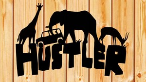 サバンナハスラー　カッティングステッカー　カワイイ　ステッカー　hustler