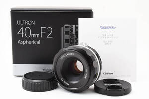 [極上品] フォクトレンダー Voigtlander Ultron 40mm F2 SL II S Aspherical Nikon #2269532A