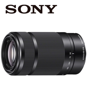 ソニー SONY E 55-210mm F4.5-6.3 OSS SEL55210 望遠ズームレンズ Eマウント APS-C専用 ブラック ミラーレス カメラ 中古