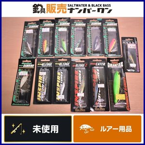 【未使用品★人気モデル①】エバーグリーン バスルアー 13個セット コンバットペンシル ギガンテス ウルトラスレッジ バンビーノ 等（CKN_O