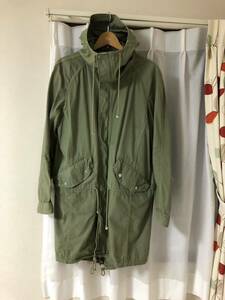 nonnative TROOPER HOODED COAT COTTON RIPSTOP OVERDYED