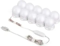 美品✨ LEDミラーライト メイクアップライト 女優ライト 10個の電球