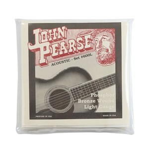 John Pearse 600L アコースティックギター弦 12-53×6セット