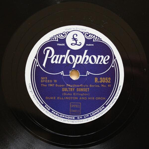 英78RPM/SP Duke Ellington And His Orchestra Sultry Sunset / Jam-A-Ditty R3052 Parlophone /00500