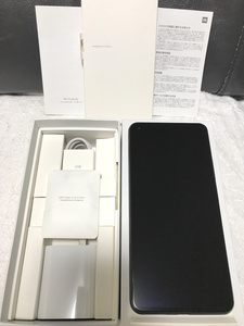 [美品/送料込] Xiaomi Mi 11 Lite 5G SIMフリー◆付属品完備◆セカンドスペース対応◆トリュフブラック◆デュアルSIM◆M2101K9R