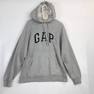 00s GAP ギャップ スウェットパーカー グレー系 XSサイズ 01年