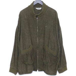 TENDERLOIN LINEN SWINGTOP JACKET Lサイズ カーキ テンダーロイン リネンスイングトップジャケット 19ss