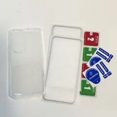 スマホケース　TPU ソフトケース　クリア　スマホ画面フィルム2枚付き