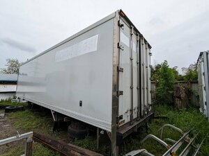 トラボディ 兵庫県 三木市発 矢野特殊 製 3軸 高床用 冷蔵冷凍 BOX 冷凍機 三菱TU73E セット ボディのみ (2596) TB00515