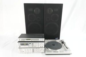 PIONEER パイオニア オーディオ5点まとめ S-Y7 CT-Y7 A-Y9 F-Y7 PL-Y7 オーディオ機器 スピーカー カセットデッキ レコードプレーヤー