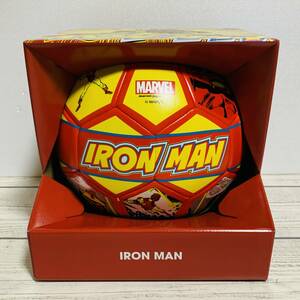 MARVEL(マーベル) - IRON MAN アイアンマン サッカーボール ヒーロー HERO マーベルグッズ USJスタジオ アメコミ (新品未使用品)