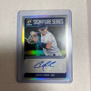 Carlos Correa Auto Panini Donruss Optic Baseball直筆サインカード MLB Astros Twins 野球 アストロズ ツインズ カルロス・コレア