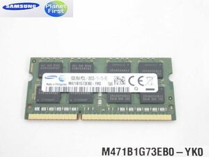 S3211R SAMSUNG ノートPC用 メモリー DDR3L-1600 PC3L-12800S 8GB×1枚 M471B1G73EB0-YK0 中古動作品