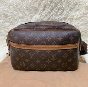 【1円〜】LOUIS VUITTON ルイヴィトン リポーター PM ショルダーバッグ モノグラム クロスボディ ヌメ革 SP1001 メンズ レディース 肩かけ