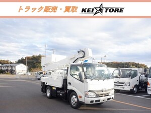 H26　日野　デュトロ　11m　高所作業車　アイチ　SH11　第三ブームFRP 上部油圧取出　電工仕様　TKG-XZU600X　B-22