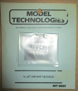 Model Technologies 1/32 ジェット機バックル エッチングパーツ