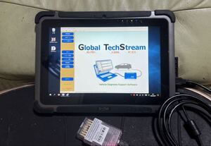 トヨタ GTS 日産 コンサルト3Plus すぐ使える　診断タブレット　三菱スバル　ECU書き換えCD付き　衝撃対応タブレット 在庫限り