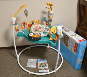 ★フィッシャープライス(fisher price) ゆかいなレインボーフォレストジャンパルー★美中古