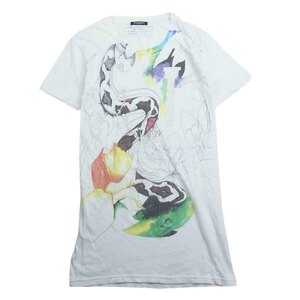 BALMAIN バルマン 2013 フラワー Tシャツ ホワイト系 XS【中古】