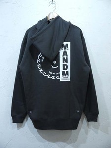 M&M PULL OVER PARKA(24-MSW-005)/SUMI/XLsize/新品未使用