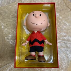 新品 Super7 スーパーサイズ Peanuts ピーナッツ Charlie Brown チャーリー・ブラウン ビニールフィギュア 赤シャツ Red Shirt スヌーピー