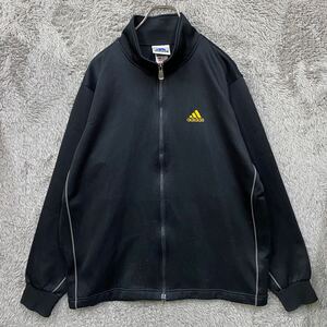 adidas アディダス 90s 90年代 トラックジャケット ジャージ サイズM ブラック 黒 メンズ トップス 最落なし （A8）