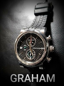 GRAHAM グラハム 腕時計 クロノグラフ 自動巻き 時計 定価75万 メルセデス　デッドストック　限定モデル　Tiffanyブルーダイヤル 動画有！