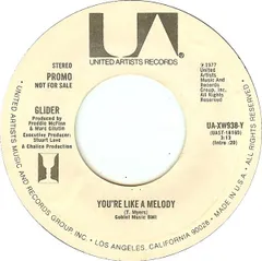 米7" Glider Youre Like A Melody UAXW938Y United Artists Records /00080