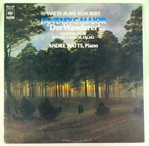 試聴済 盤質良 中古LP ANDRE WATTS PLAYS SCHUBERT アンドレ・ワッツ シューベルト ”さすらい人” ”ワルツ集” 他 日本盤 SOCO119