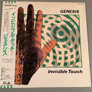 LP(日本盤)●ジェネシス／インビジブル・タッチ●帯付良好品！