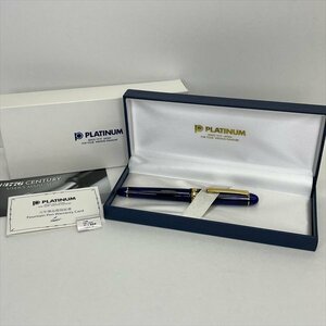 PLATINUM プラチナ #3776 センチュリー 万年筆 シャルトルブルー ペン先14K 14金 PNB-10000 箱/インク付き 未使用保管品