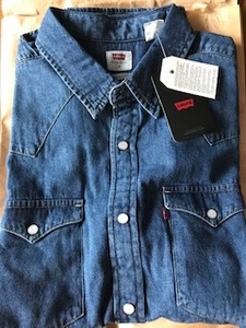 CLASSICウエスタンシャツ　STANDARD　DARK　WASH リーバイス Levi