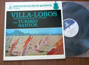 【LP】ヴィラ=ロボス：12の練習曲 / トゥリビオ・サントス