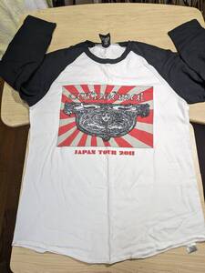 【服飾】 ビンテージ レア Tシャツ バンド 当時物? CATHEDRAL カテドラル JAPAN TOUR 2011 Rock7 七分袖