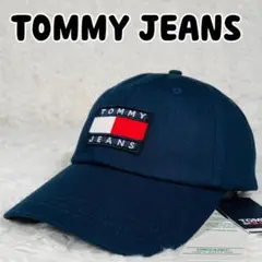 新品未使用 トミージーンズ Tommy Jeans キャップ 帽子 ネイビー