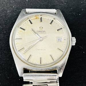 【稼働確認済み】OMEGA オメガ Geneve ジュネーブ Cal.565 Ref.166.041 手巻き式 腕時計 デイト 24石 シルバー 現状品