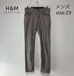 H&M エイチアンドエム パンツ グレー 29