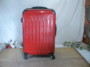 5468　レッド　赤　TSAロック付　スーツケース　キャリケース　旅行用　ビジネストラベルバック