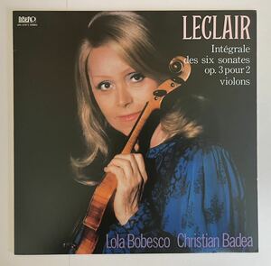 ルクレール：２つのヴァイオリンのためのソナタ集／ローラボベスコ
