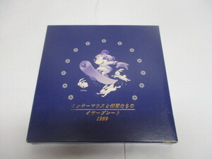 I-40　三菱東京UFJ銀行　1999 ミッキーマウスと仲間たちの イヤープレート　インテリア　飾り皿　『未使用品』　　